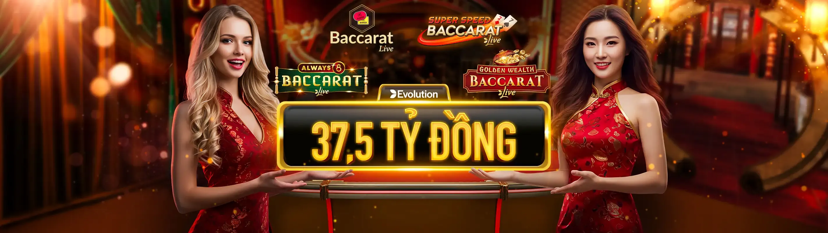 Bàn chơi Baccarat sang trọng với chip và lá bài tại t8bet link mới